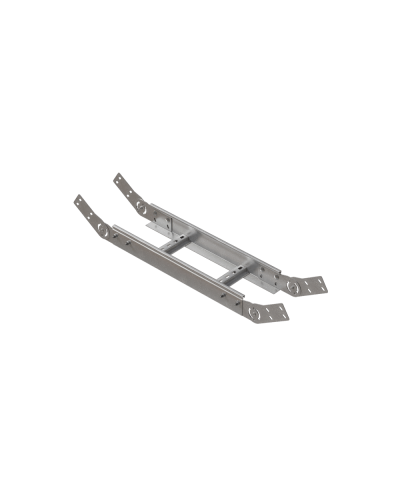 Вертикальный шарнирный угол 80х400х1,2 мм HD N КМ-профиль (LSHL80-400-1.2 HD N) в Стерлитамаке Аксессуары для лотков Pintop.ru