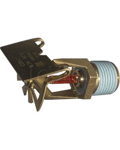 Ороситель спринклерный водяной и пенный горизонтальный Спецавтоматика СУS1-РГд0,74-R1/2/Р68.В3-СВГ-15 с резьбовым герметиком, белый в Стерлитамаке Оросители Pintop.ru