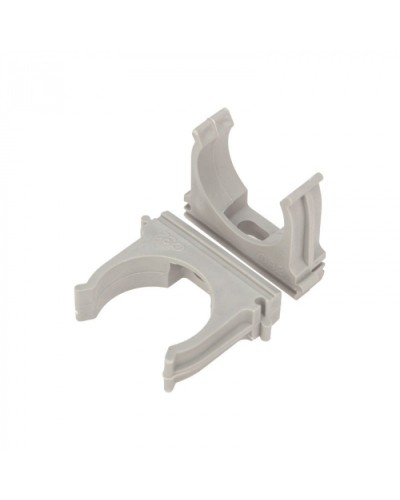 Крепеж-клипса для труб д.25мм, цвет серый Cabeus (CF25-GY) в Стерлитамаке Держатели, клипсы, скобы Pintop.ru