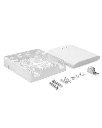 Коробка настенная на 1 адаптер SC LANMASTER LAN-SBF1-WH в Стерлитамаке Патч-панели Pintop.ru