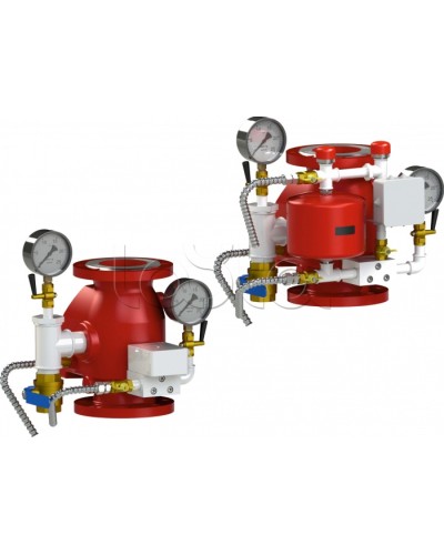 Узел управления спринклерный водозаполенный Спецавтоматика УУ-С80/1,6В-ВФ.О4- Шалтан в Стерлитамаке Устройства пуска водяного пожаротушения Pintop.ru