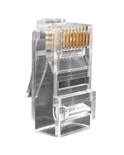 Разъем RJ-45 Hyperline PLUG-8P8C-UV-C6-100 в Стерлитамаке Коннекторы и разъемы Pintop.ru