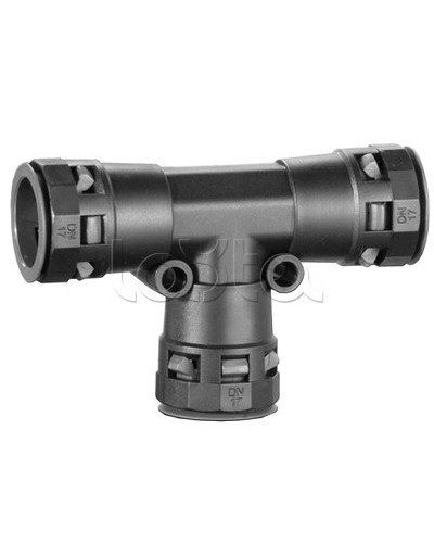 Т-образное соединение полиамидных труб одного номинального диаметра DKC (PAT29N) в Стерлитамаке Повороты, муфты, тройники Pintop.ru