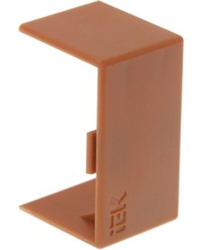 ELECOR Соединитель на стык КМС 40х16 дуб (4шт/компл) IEK (EL-KK10D-S-040-016-K11) в Стерлитамаке Аксессуары для кабель-канала Pintop.ru