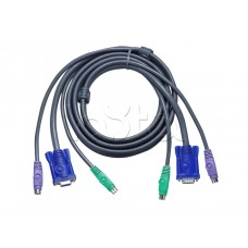 КВМ-кабель с интерфейсами PS/2, VGA (1.8м) ATEN 2L-1001P/C