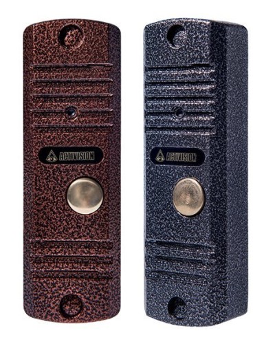 Видеопанель вызывная накладная на 1 абонента Activision AVC-105-V (медь, с видеокамерой) в Стерлитамаке Вызывные видеопанели малоабонентные Pintop.ru