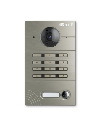 Панель вызывная BAS-IP AV-01KD GREY в Стерлитамаке Вызывные видеопанели малоабонентные Pintop.ru