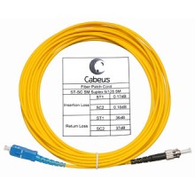 Шнур оптический simplex LC/APC-FC/UPC 9/125 sm 10м LSZH Cabeus FOP(s)-9-LC/APC-FC/UPC-10m