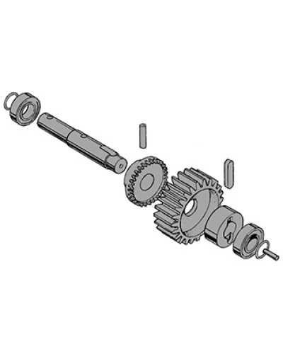 Вал в сборе C-BY Came 119RIC031 в Стерлитамаке Запчасти для шлагбаумов и автоматики Pintop.ru