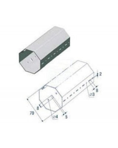 Выходной фланец G12000 Came 119RIG112 в Стерлитамаке Запчасти для шлагбаумов и автоматики Pintop.ru