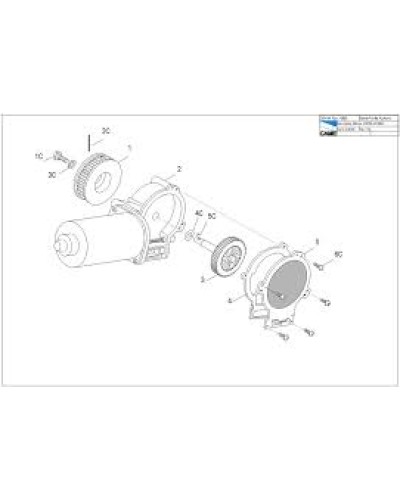 Моторедуктор RODEO Came 119RIP119 в Стерлитамаке Запчасти для шлагбаумов и автоматики Pintop.ru