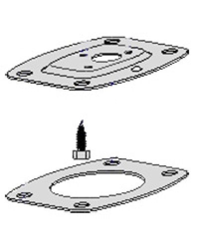 Монтажное основание стойки с анкерами DIR-L DIR-LNCame 119RIR146 в Стерлитамаке Запчасти для шлагбаумов и автоматики Pintop.ru
