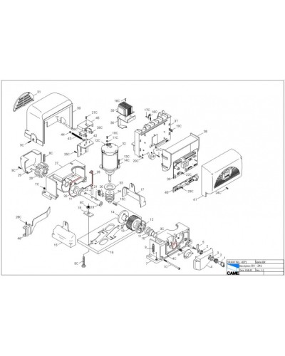 Корпус S5000 Came 119RIR176 в Стерлитамаке Запчасти для шлагбаумов и автоматики Pintop.ru
