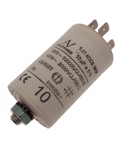 Конденсатор 10 мкФ с гибкими выводами для приводов CAME ATI CAME 119RIR295 в Стерлитамаке Запчасти для шлагбаумов и автоматики Pintop.ru