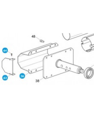 Основание блока управления ZL37 Came 319149 в Стерлитамаке Запчасти для шлагбаумов и автоматики Pintop.ru