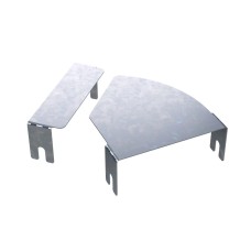 Крышка на горизонтальный изменяемый угол СРО 0-45град. 100, 1,2 мм DKC (SKVN100)