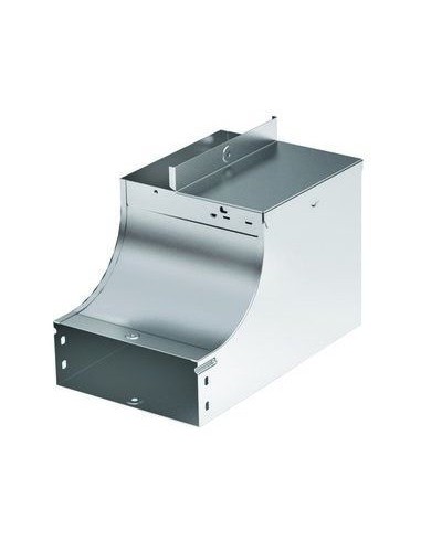 Угол CSSS 90 вертикальный внутр. переходник левый. осн.300 H100 горячеоцинкованный DKC 37075KHDZ в Стерлитамаке Аксессуары для лотков Pintop.ru