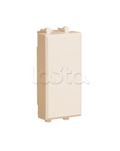 Заглушка Ванильная дымка Avanti модульная, 1 мод DKC 4405991 в Стерлитамаке Аксессуары для стоек и шкафов Pintop.ru