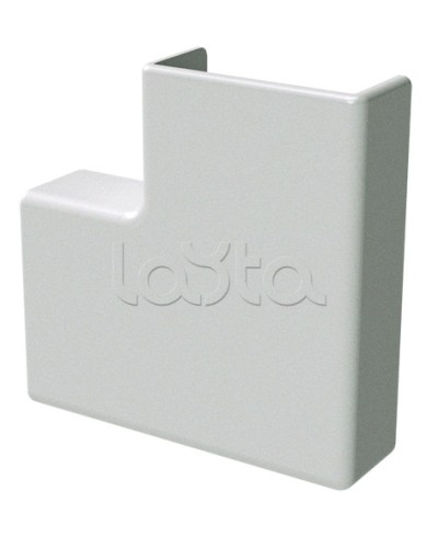 Угол плоский белый 22x10 DKC (00407R) в Стерлитамаке Аксессуары для кабель-канала Pintop.ru