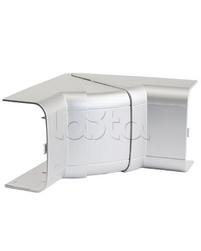 Угол внутренний 110х50 мм, изменяемый 70-120°, цвет серый металлик DKC 01051G в Стерлитамаке Аксессуары для кабель-канала Pintop.ru