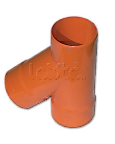 Тройник для двустенных труб одного диаметра ф63мм, 45°, полипропилен DKC 019063 в Стерлитамаке Повороты, муфты, тройники Pintop.ru