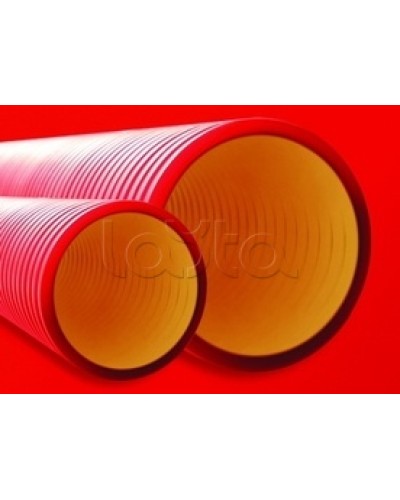 Труба жесткая двустен 110 мм черная DKC 160911A в Стерлитамаке Труба гофрированная Pintop.ru