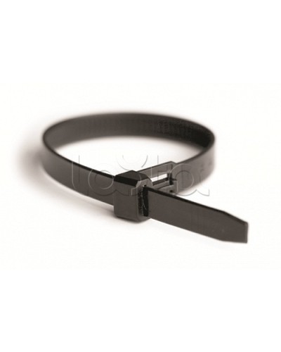 Хомут P6.6 многоразовый, черный, 7,5x350 DKC 25354 в Стерлитамаке Стяжки-хомуты Pintop.ru