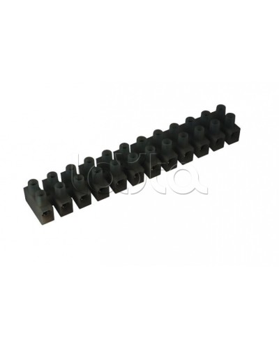 Клеммник полипропиленовый черный 12р 6 кв.мм DKC 43312PL/R в Стерлитамаке Клеммные колодки Pintop.ru