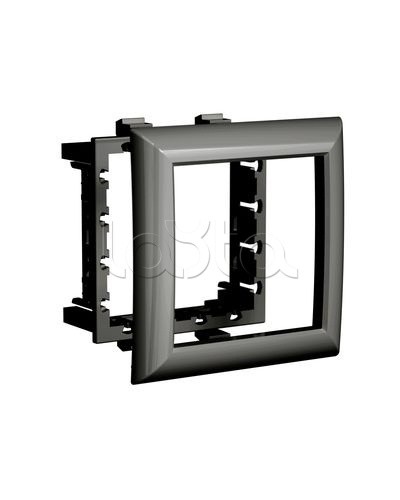 Рамка-суппорт Avanti черный для In-liner Front, 4 мод. DKC 4402914 в Стерлитамаке Аксессуары для лотков Pintop.ru