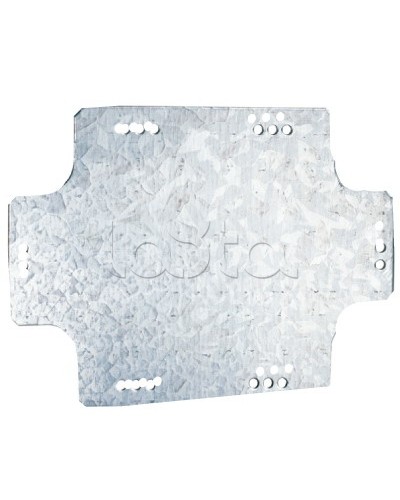 Монтажная пластина из оцинк. стали 206х164х1,5мм, для коробок 240х190мм DKC 59607 в Стерлитамаке Крепежные изделия Pintop.ru