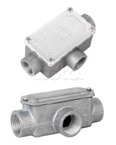 Коробка ответвительная алюминиевая, 3 ввода, М20х1,5 ,IP55, 118х67х42мм DKC 6330-20 в Стерлитамаке Распределительные коробки Pintop.ru