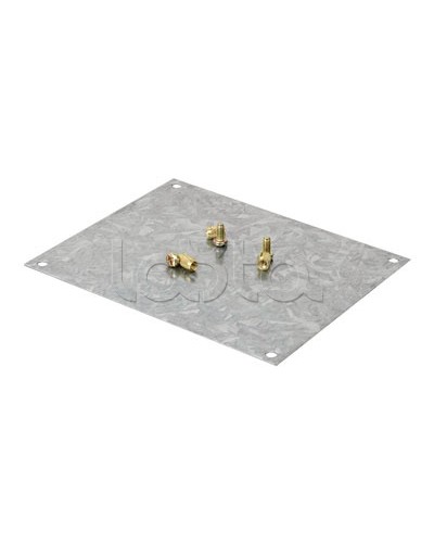 Монтажная пластина из оцинк. стали 133х109 мм, для коробок 154х129 мм DKC (653012) в Стерлитамаке Распределительные коробки Pintop.ru