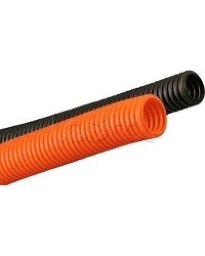 Труба гофрированная ПНД 25 мм лёгкая без протяжки цвет оранжевый DKC 70925 в Стерлитамаке Труба гофрированная Pintop.ru