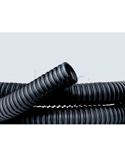 Труба ПНД гибкая гофр. д.50мм, лёгкая без протяжки, 15м, цвет оранжевый DKC 70950 в Стерлитамаке Труба гофрированная Pintop.ru