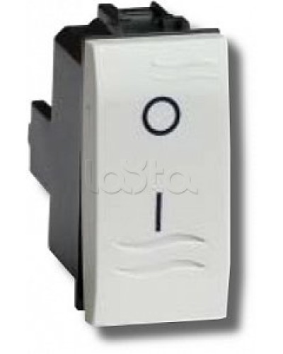 Выключатель двухполюсный белый 1 мод в Стерлитамаке Аксессуары для стоек и шкафов Pintop.ru