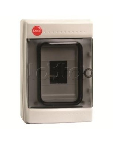 Щиток настенный с дверцей, 4 модуля, IP65, цвет серый DKC 85604 в Стерлитамаке Боксы для автоматов Pintop.ru