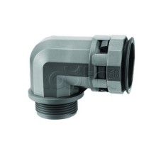 Муфта 90 грд. труба-коробка DN 12 мм, М20х1,5, полиамид, цвет черный DKC PAN12M20N