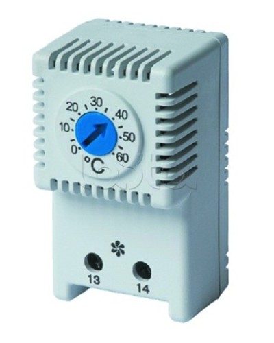 Термостат, NO контакт, диапазон температур: 0-60 °C DKC R5THV2 в Стерлитамаке Аксессуары для стоек и шкафов Pintop.ru
