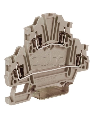 Зажим, серый, 1,5 кв.мм DKC ZHD200GR-RET в Стерлитамаке Держатели, клипсы, скобы Pintop.ru