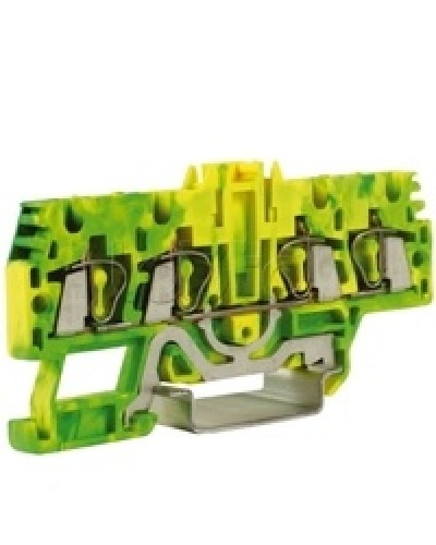 Зажим для заземления, 2 ввод/2 вывода, 2,5 кв.ммжелто-зеленый DKC ZHT520-RET в Стерлитамаке Держатели, клипсы, скобы Pintop.ru