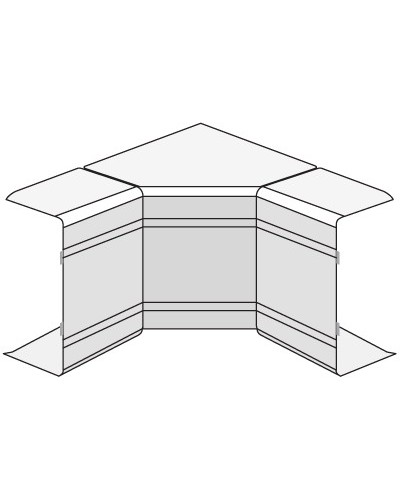 Угол внутренний изменяемый (70-120°) NIAV 100x80 мм DKC 01733 в Стерлитамаке Аксессуары для кабель-канала Pintop.ru