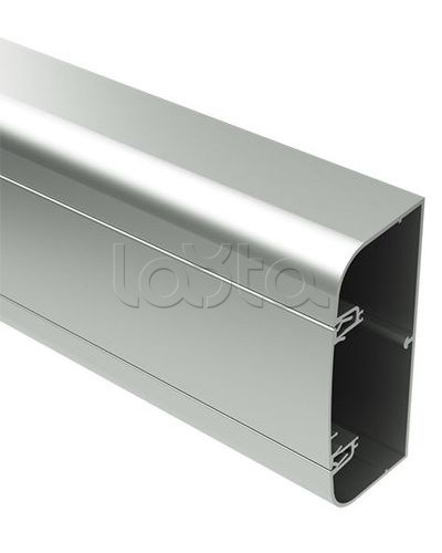 Кабель-канал алюминиевый 90х50 мм (с 1 крышкой), цвет серебристый металлик DKC (09599) в Стерлитамаке Кабель-канал Pintop.ru