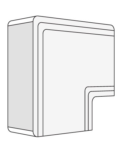 Угол плоский 40x40 NPAN DKC 01738 в Стерлитамаке Аксессуары для кабель-канала Pintop.ru