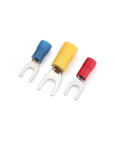 Наконечник вилочный с изолир.фланцем 1,5-2,5 кв.мм 3,5 мм (НВИ) DKC 2B135P в Стерлитамаке Крепежные изделия Pintop.ru