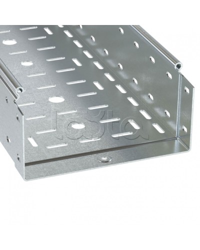 Лоток перфорированный 300х100 L=3000мм толщина 1.0мм горячеоцинкованный DKC 3534410HDZ в Стерлитамаке Кабельные лотки Pintop.ru