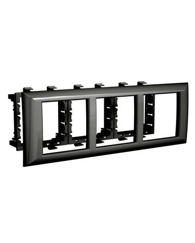 Рамка-суппорт Avanti черный для In-liner Front, 6 мод. DKC 4402916 в Стерлитамаке Аксессуары для лотков Pintop.ru