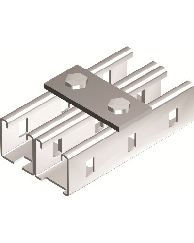 Пластина соединительная, длина 90 мм, 2отв., горячеоцинкованная DKC BMD1011HDZ в Стерлитамаке Аксессуары для лотков Pintop.ru
