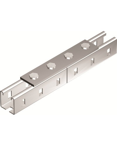 Пластина соединительная, длина 190 мм, 4отв., горячеоцинкованная DKC (BMD1012HDZ) в Стерлитамаке Аксессуары для лотков Pintop.ru
