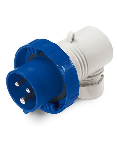 Вилка кабельная угловая IP67 16А 2P+E 230В DKC DIS2261633 в Стерлитамаке Аксессуары для стоек и шкафов Pintop.ru