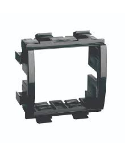 Каркас под 2 модуля Brava, чёрный DKC (F0000MB) в Стерлитамаке Блоки розеток Pintop.ru